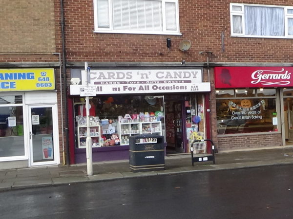 Business For Sale – Cards ‘n’ Candy, 397 Pensby Road, Pensby Wirral, CH61 9PF