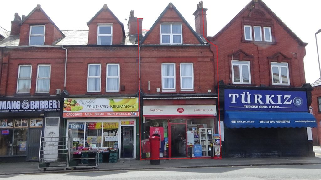 Investment Property For Sale in Liverpool – Shop & Self-Contained Apartment. £160,000